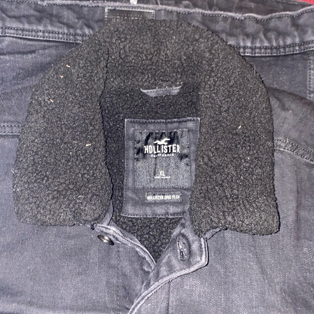 Hollister, California XL Hollister epic flex black slim fit  collar snow coat